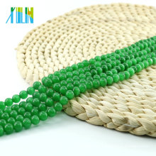 Xulin X000702 China Wholesale Green Round Cat Eye Beads for Necklace Synthetic Cat Eye Stone